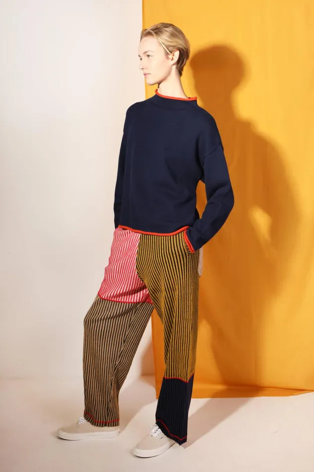 Women Ivo Knit Navy LF Markey Knitwear