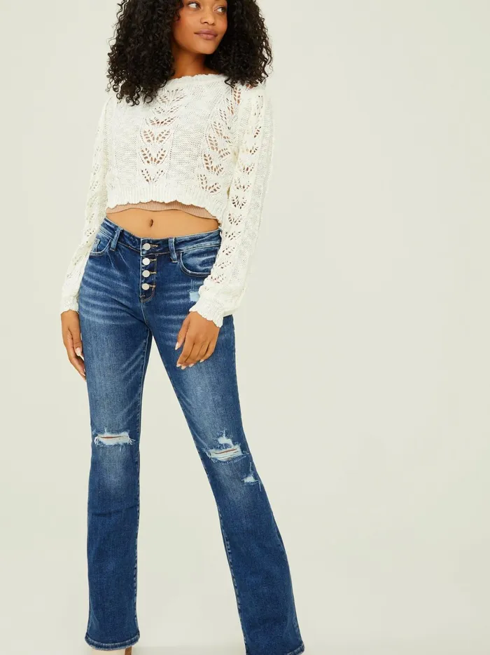 Women Jayla Flare Jeans Darkwash Altar039d State Jeans