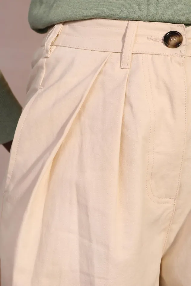 Women Jenkin Trouser Ecru LF Markey Trousers