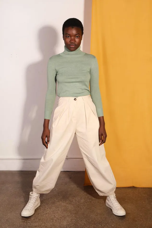 Women Jenkin Trouser Ecru LF Markey Trousers