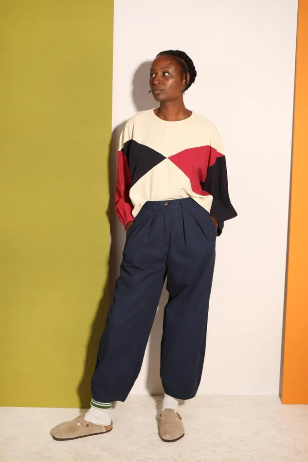 Women Jenkin Trouser Prussian Blue LF Markey Trousers