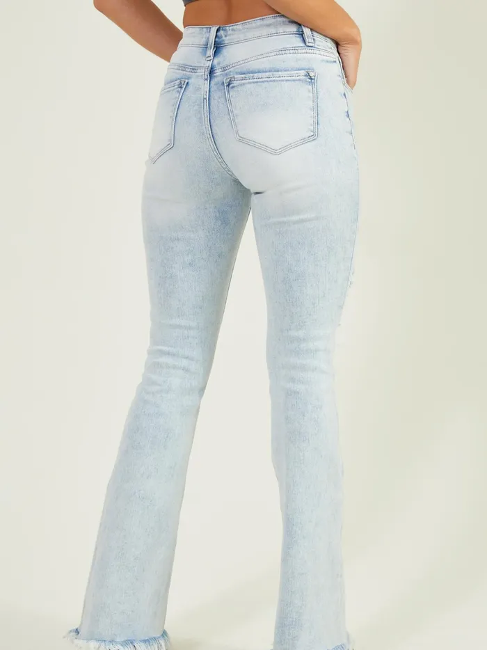 Women Jennie Flare Jeans Lightwash Altar039d State Jeans