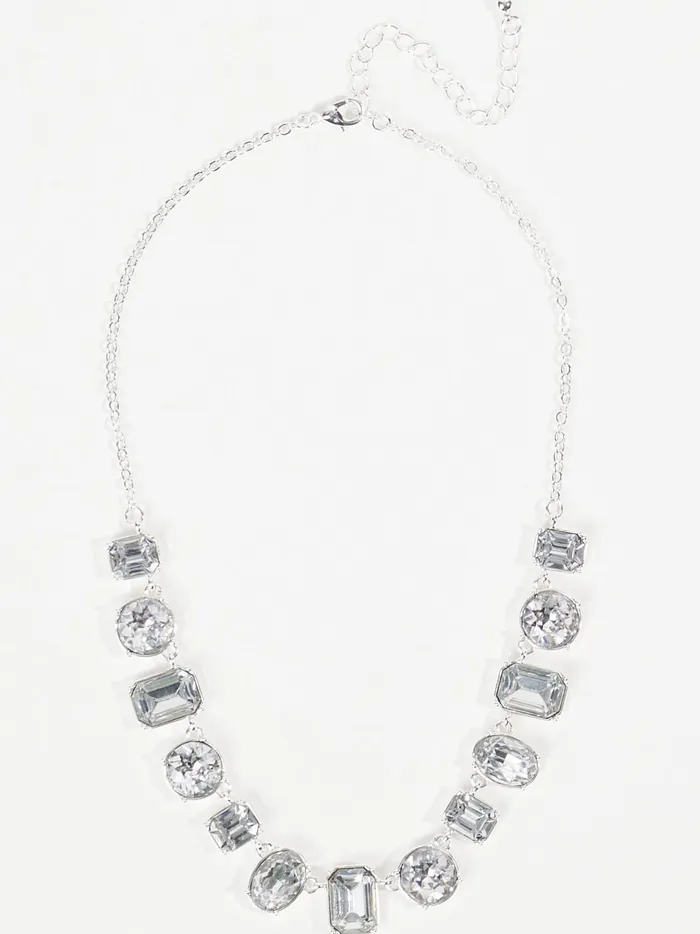 Women Jewel Statement Necklace Silver Altar039d State Jewelry