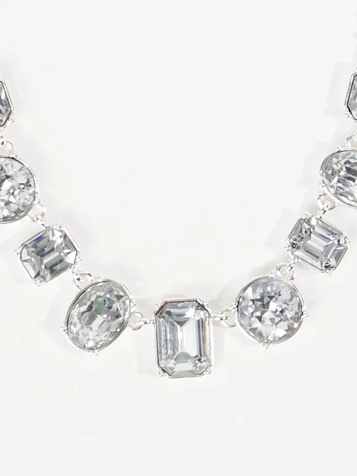 Women Jewel Statement Necklace Silver Altar039d State Jewelry