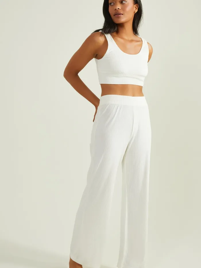 Women Jill Velour Lounge Pant Bone Altar039d State Sleep Lounge
