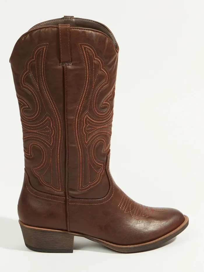 Women Legend Stitched Western Boots By Matisse Chocolate Altar039d State Boots Booties