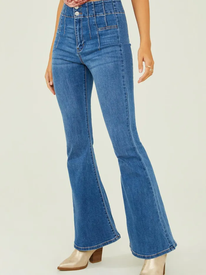 Women Lexi Flare Jeans Medwash Altar039d State Flare Jeans