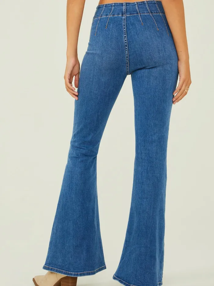 Women Lexi Flare Jeans Medwash Altar039d State Flare Jeans