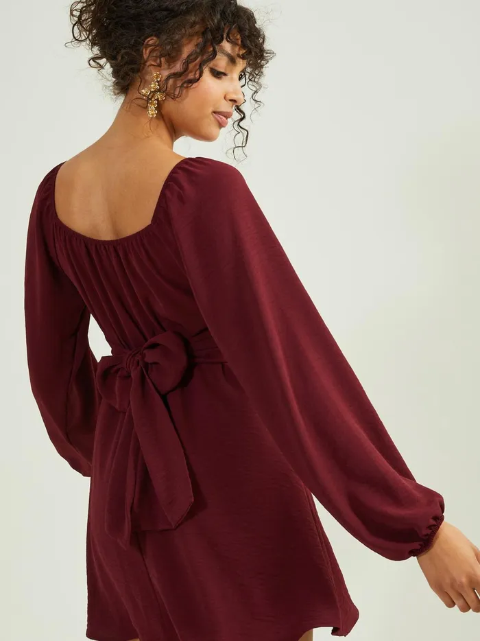 Women Lola Crossover Dress Wine Altar039d State Casual
