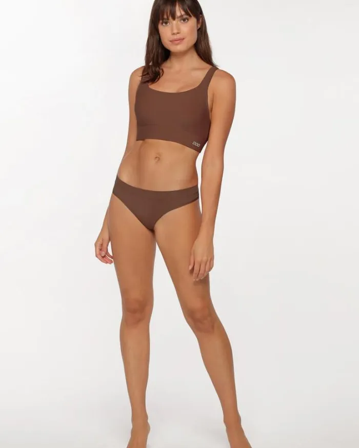 Women LORNA JANE Accessories Feel Naked GString Chocolate