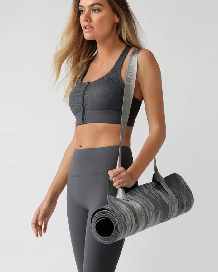 Women LORNA JANE Accessories Yoga Mat Strap Nu Grey