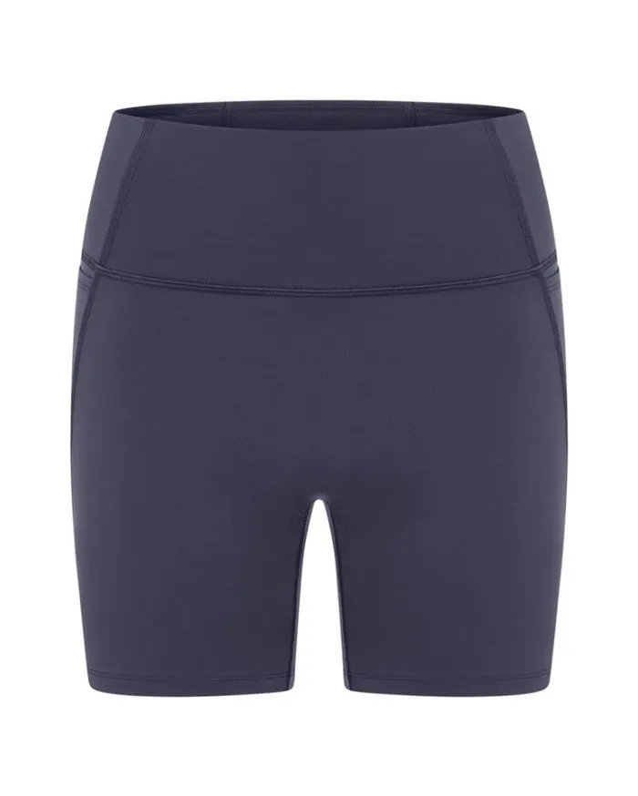 Women LORNA JANE Bike Shorts HiFold No Ride Pocket Bike Short Ash Blue