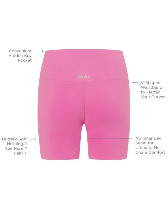 Women LORNA JANE Bike Shorts Lotus No Chafe 16cm Bike Short Milkshake