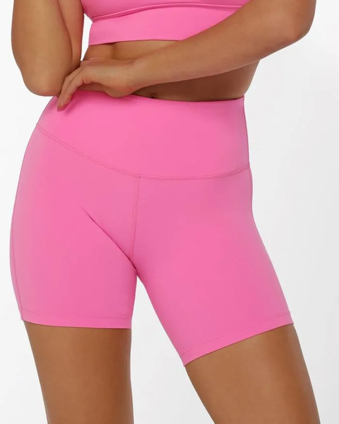Women LORNA JANE Bike Shorts Lotus No Chafe 16cm Bike Short Milkshake