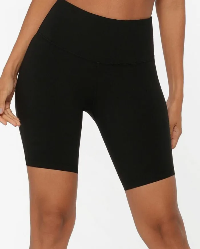 Women LORNA JANE Bike Shorts Lotus No Chafe 82 Bike Short Black