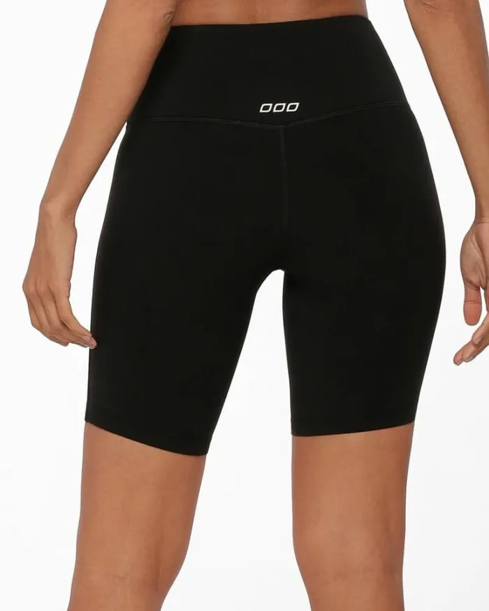 Women LORNA JANE Bike Shorts Lotus No Chafe 82 Bike Short Black
