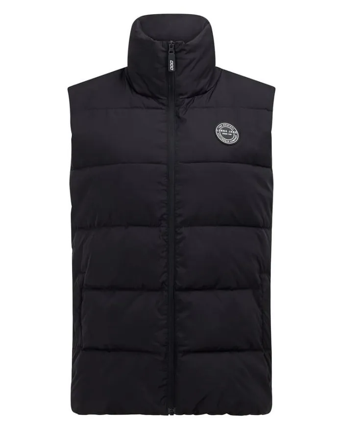 Women LORNA JANE Jackets Hoodies And Sweats Longline Puffer Vest Black