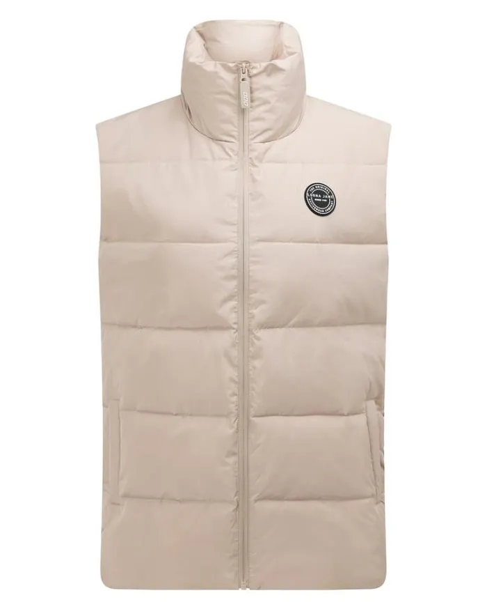 Women LORNA JANE Jackets Hoodies And Sweats Longline Puffer Vest Off White