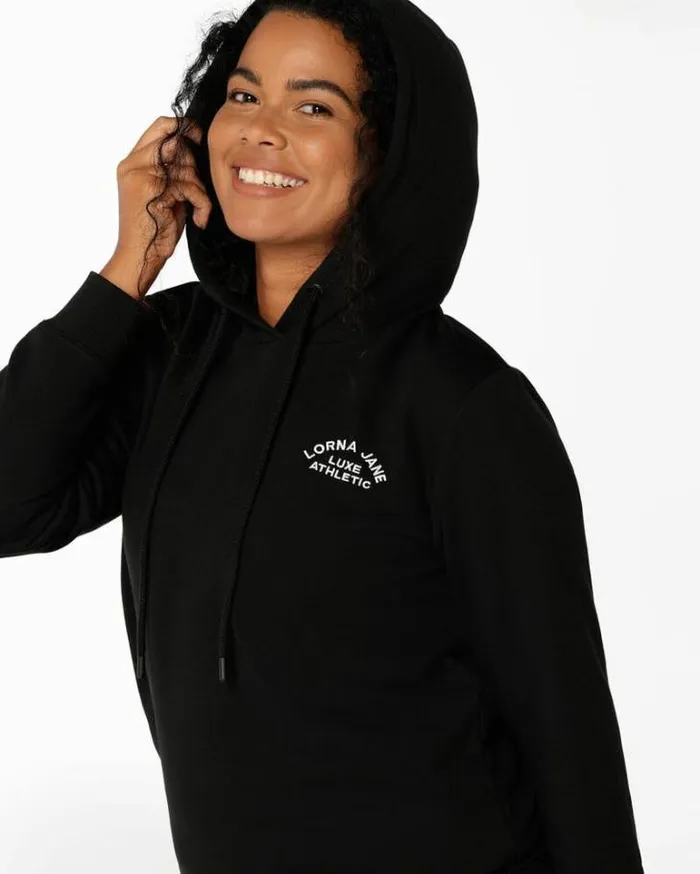 Women LORNA JANE Jackets Hoodies And Sweats Lotus Hoodie Black