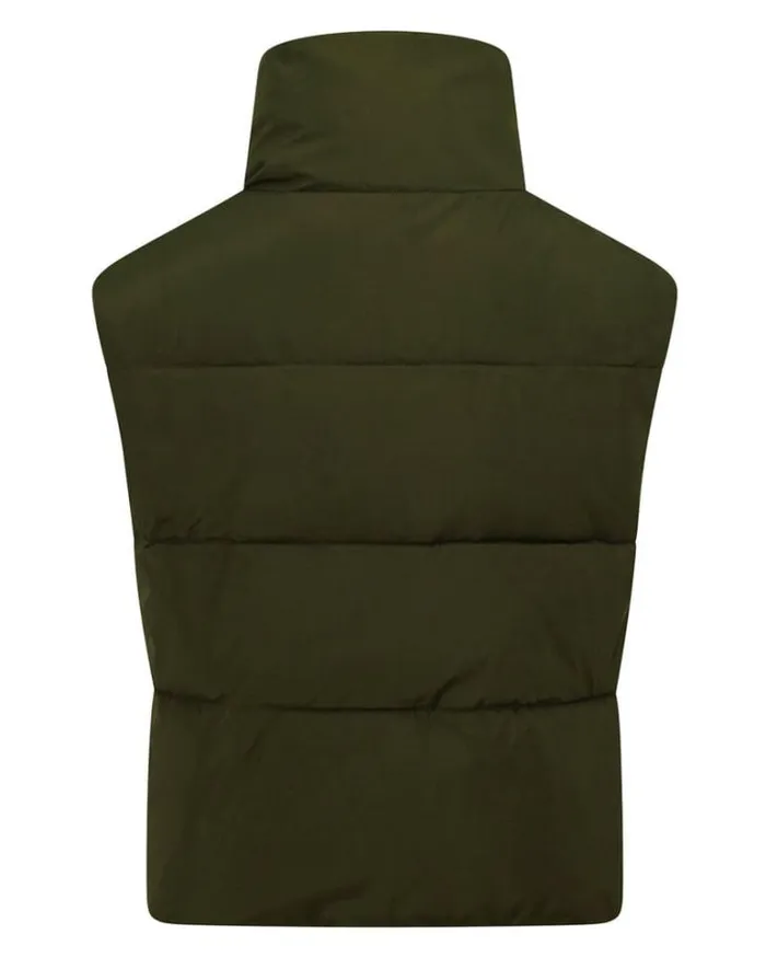 Women LORNA JANE Jackets Hoodies And Sweats Motion Puffer Vest Luxury Green