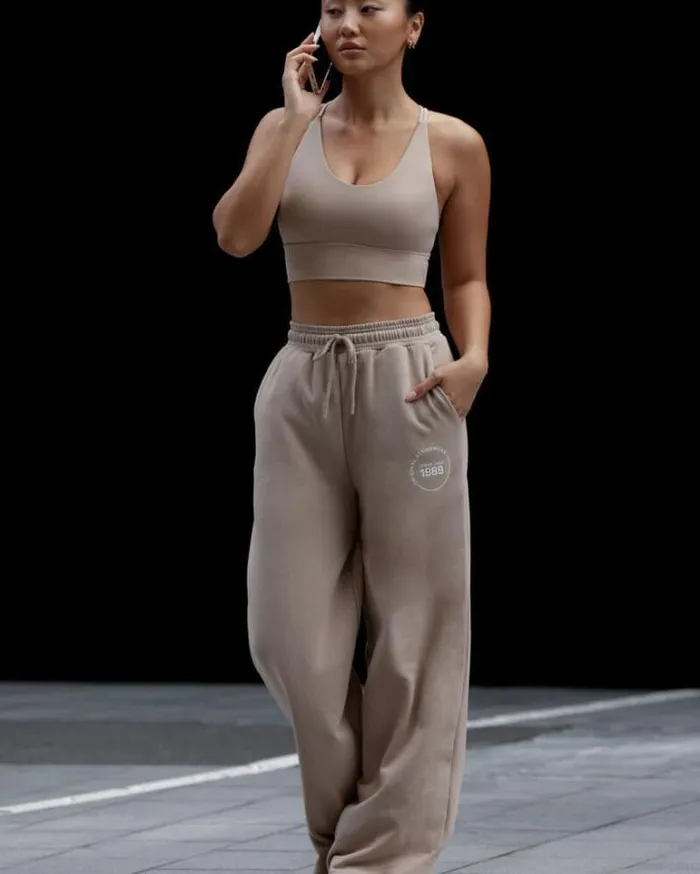 Women LORNA JANE Jackets Hoodies And Sweats Reset Trackpant Dark Off White