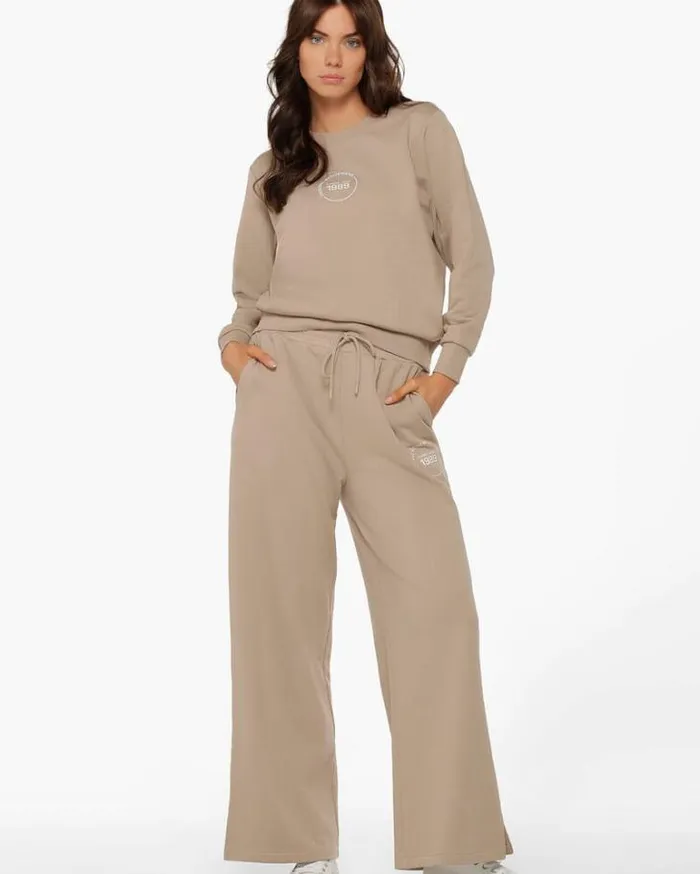 Women LORNA JANE Jackets Hoodies And Sweats Reset Trackpant Dark Off White