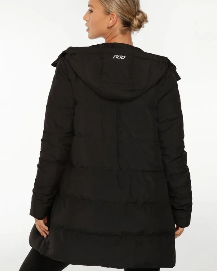 Women LORNA JANE Jackets Hoodies And Sweats Ultra Lite Down Jacket Black
