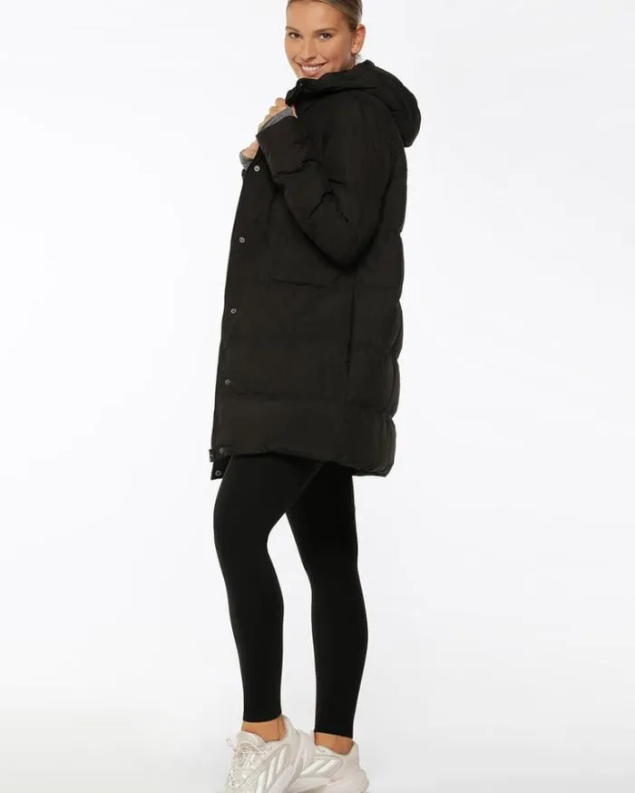 Women LORNA JANE Jackets Hoodies And Sweats Ultra Lite Down Jacket Black
