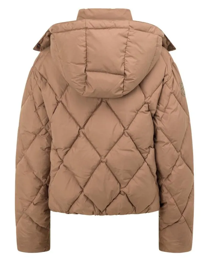 Women LORNA JANE Jackets Hoodies And Sweats Winter Warmth Recycled Puffer Jacket Cedar