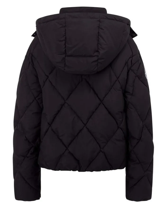 Women LORNA JANE Jackets Hoodies And Sweats Winter Warmth Recycled Puffer Jacket Midnight Blue