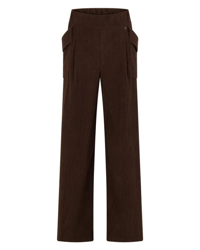 Women LORNA JANE Pants 70s Revival Corduroy Pant Espresso
