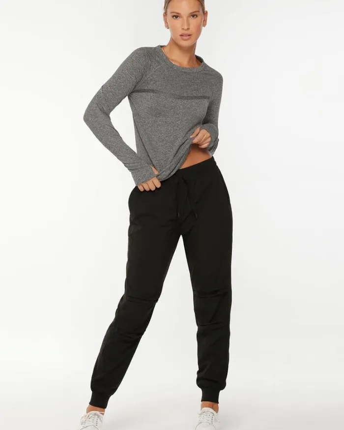 Women LORNA JANE Pants Everyday Winter Thermal Pant Black