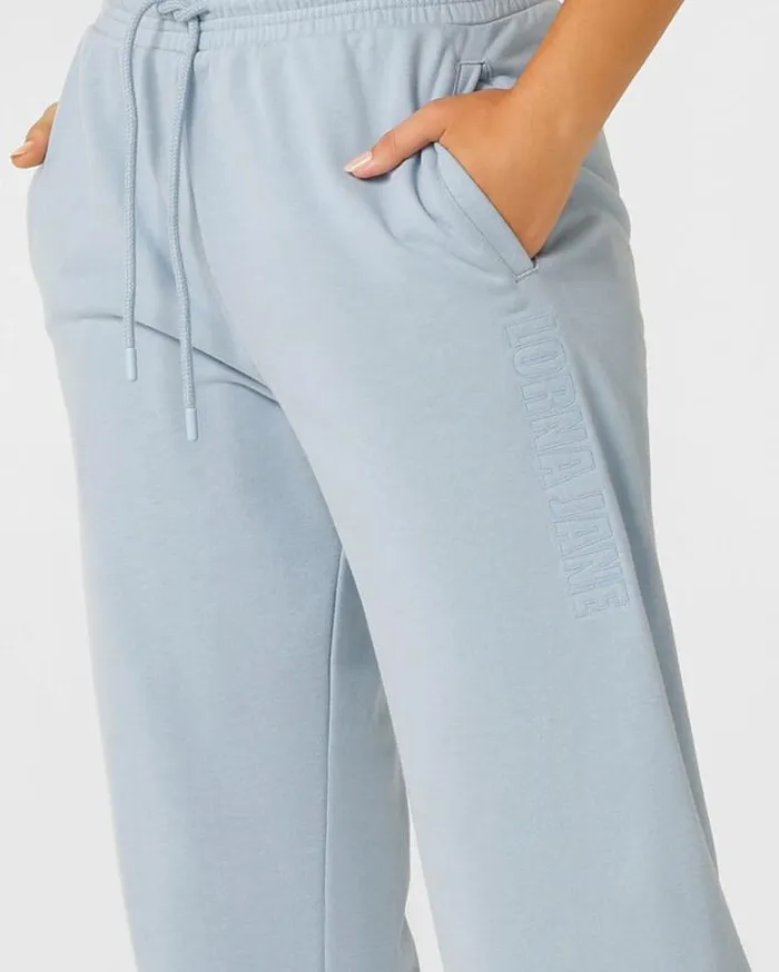 Women LORNA JANE Pants Iconic Track Pant Glacier Blue