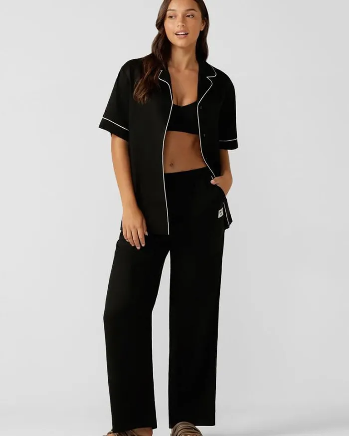 Women LORNA JANE Pants Take A Breather Lightweight Pant Black