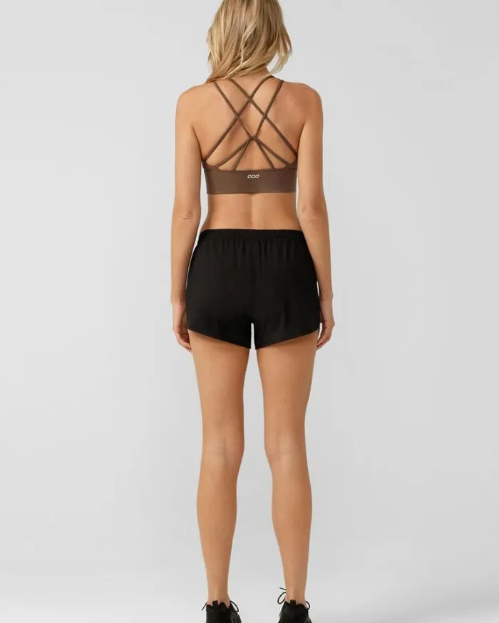 Women LORNA JANE Running Shorts Lotus Sport Short Black