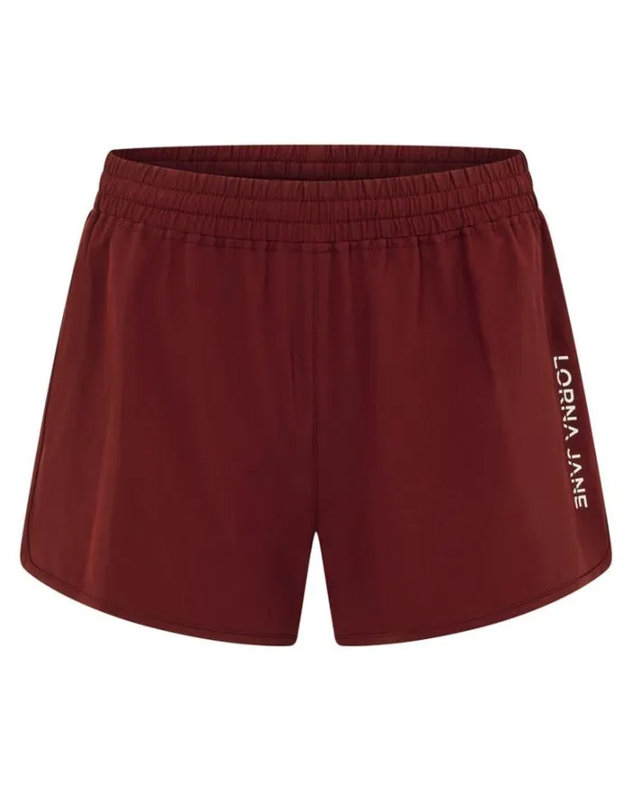 Women LORNA JANE Running Shorts Lotus Sport Short Sepia