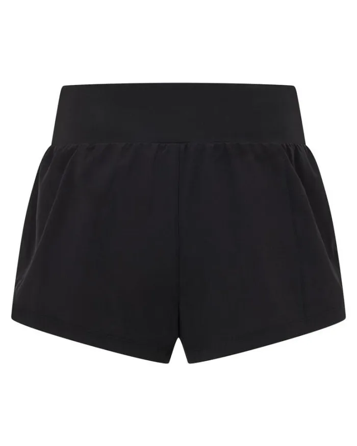 Women LORNA JANE Running Shorts Stretch and Stride Pocket Run Short Black