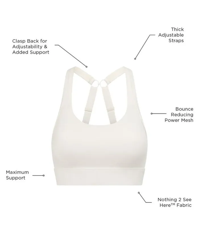 Women LORNA JANE Sports Bras Amy Maximum Support Sports Bra Cream