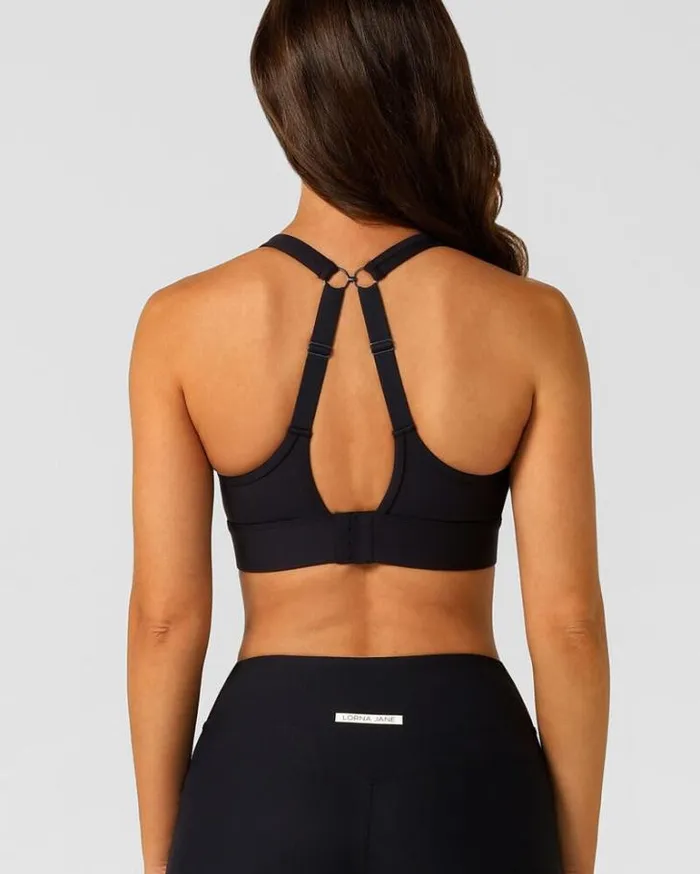 Women LORNA JANE Sports Bras Amy Maximum Support Sports Bra Midnight Blue