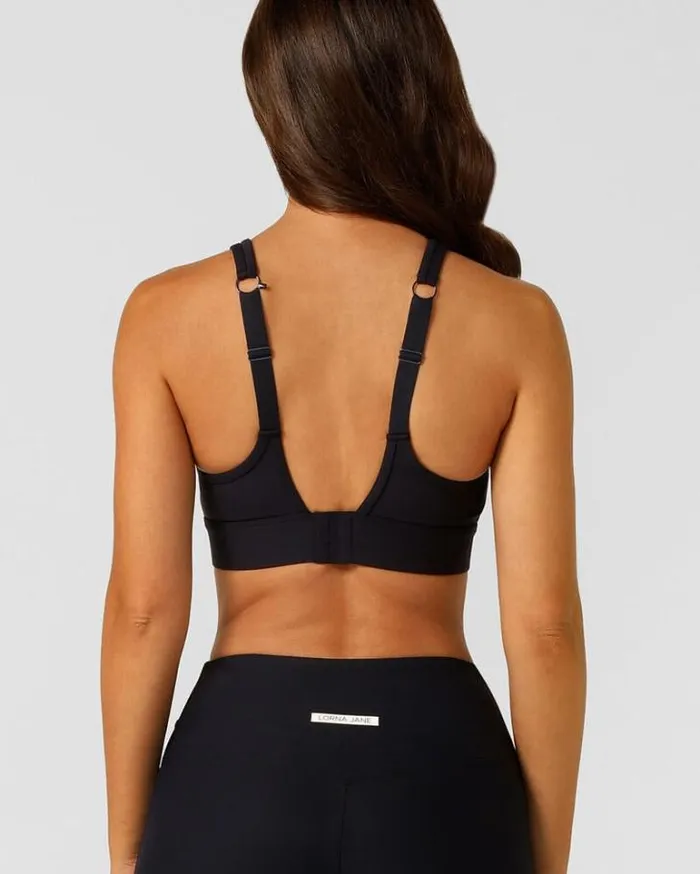Women LORNA JANE Sports Bras Amy Maximum Support Sports Bra Midnight Blue