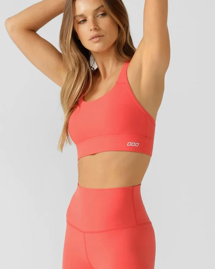 Women LORNA JANE Sports Bras Amy Maximum Support Sports Bra Strawberry