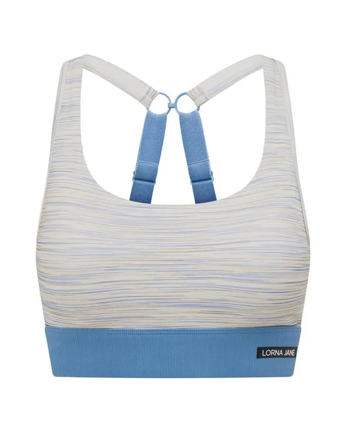 Women LORNA JANE Sports Bras Amy Maximum Support Sports Bra Sunset Marl