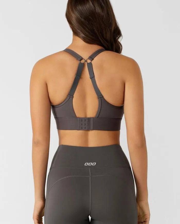 Women LORNA JANE Sports Bras Amy Maximum Support Sports Bra Titanium