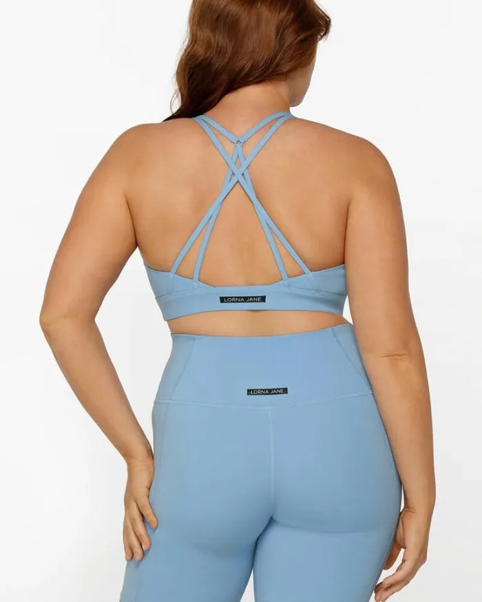 Women LORNA JANE Sports Bras Down Time Sports Bra Moontide