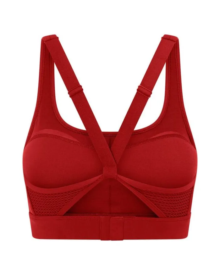 Women LORNA JANE Sports Bras Dynamic Max Support Sports Bra Cherry