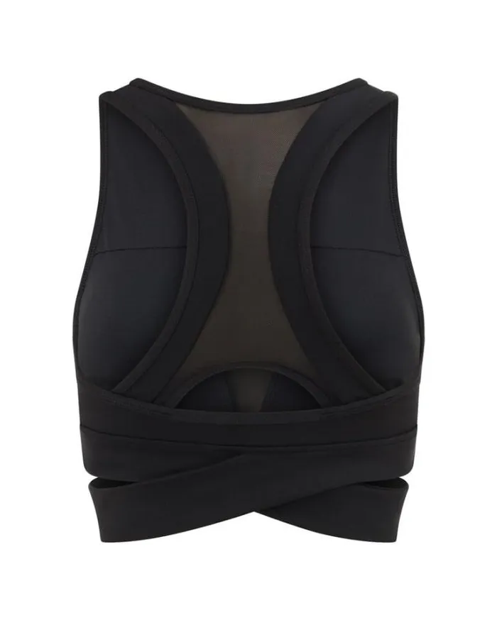 Women LORNA JANE Sports Bras Elevate Mesh All Day Sports Bra Black