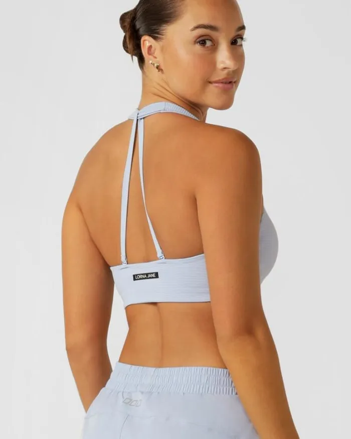 Women LORNA JANE Sports Bras Goddess Sports Bra Light Moontide