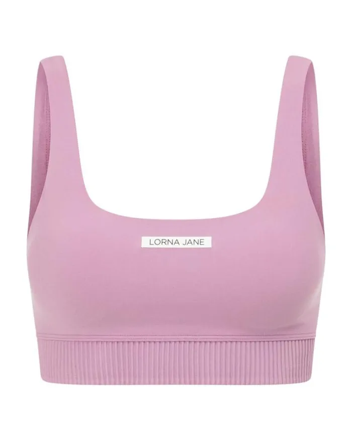 Women LORNA JANE Sports Bras Grande Rib Sports Bra New Orchid