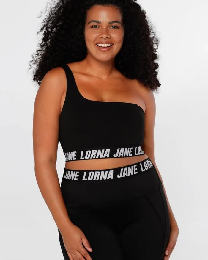Women LORNA JANE Sports Bras Relay Sports Bra Black