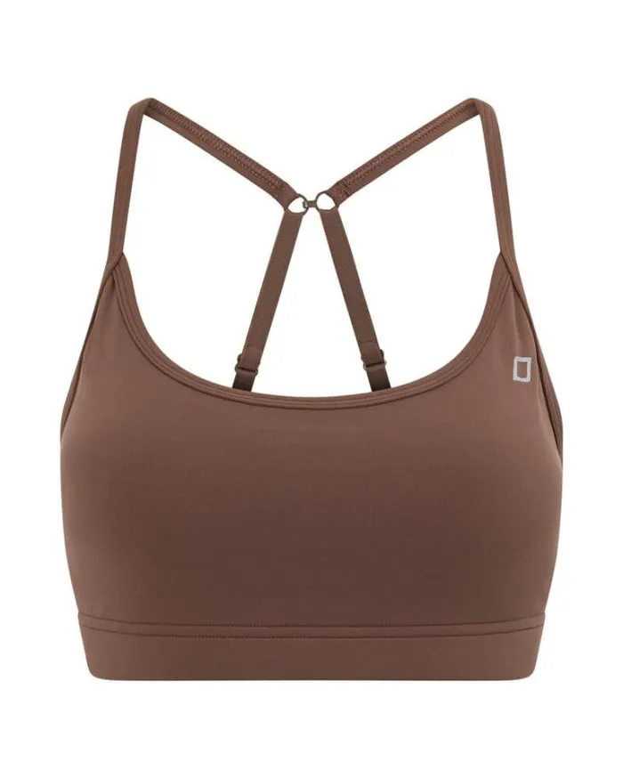Women LORNA JANE Sports Bras Sammy Sports Bra Chocolate